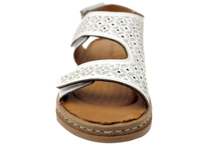 Orizonte Freedomwalk Womens Comfortable European Leather Sandals