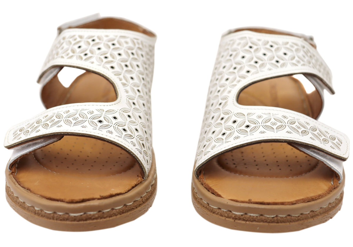Orizonte Freedomwalk Womens Comfortable European Leather Sandals
