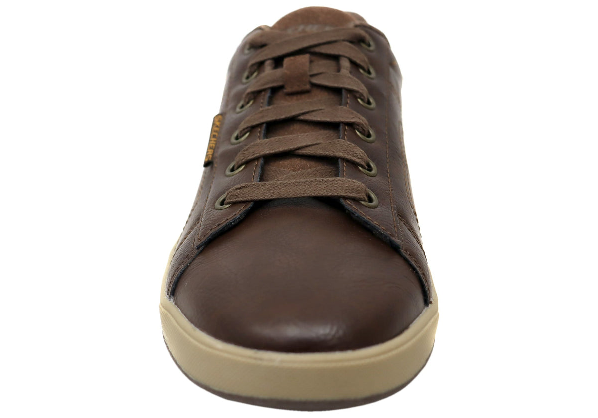 Skechers Mens Cavell Hensley Comfortable Lace Up Casual Shoes