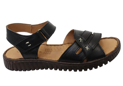 Orizonte Breezewalk Womens Comfortable European Leather Sandals
