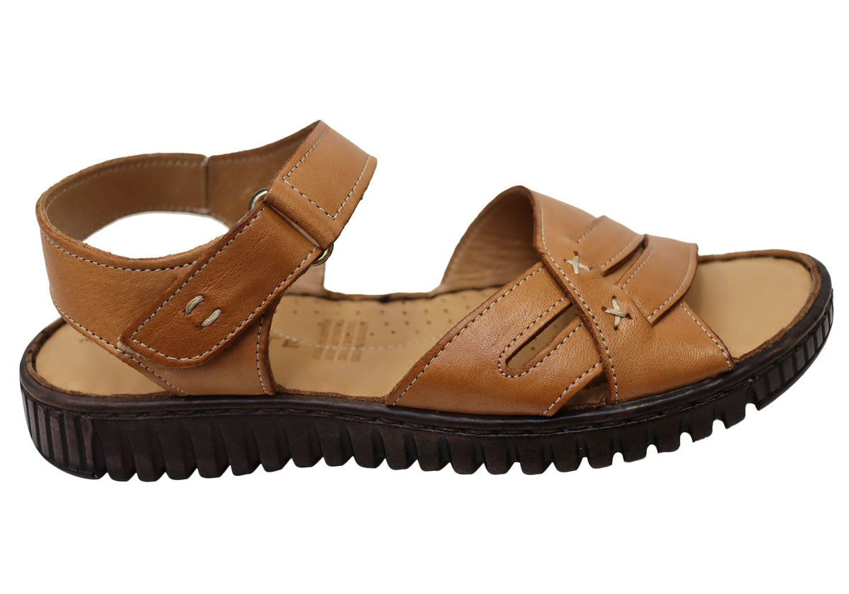 Orizonte Breezewalk Womens Comfortable European Leather Sandals