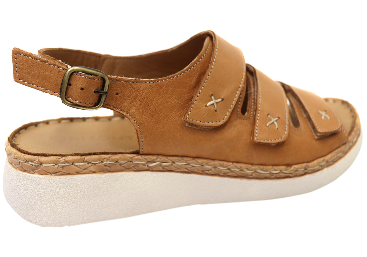 Orizonte Cloudstep Womens Comfortable European Leather Sandals
