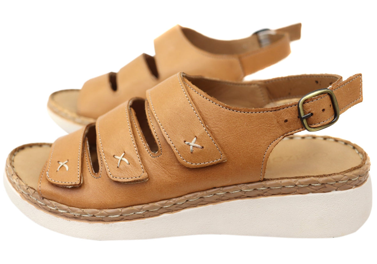 Orizonte Cloudstep Womens Comfortable European Leather Sandals