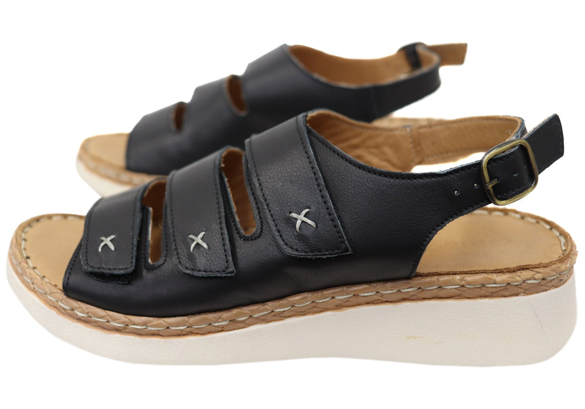 Orizonte Cloudstep Womens Comfortable European Leather Sandals