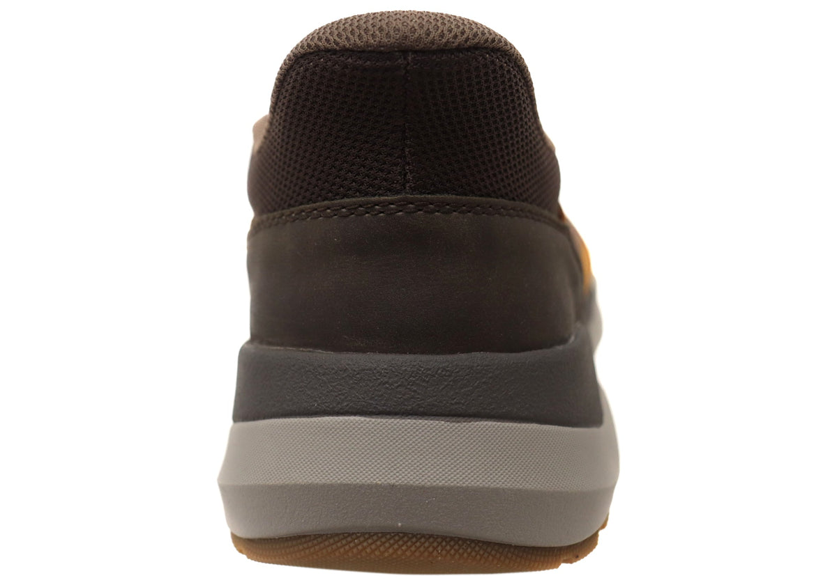 Rieker Mens 06052 Comfortable Leather Extra Wide Fit Slip On Shoes
