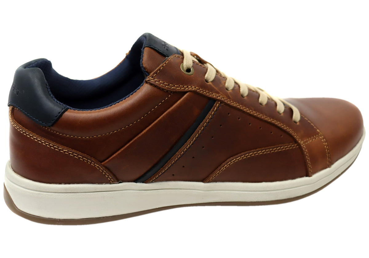 Rockport Jeb RO Mens Leather Comfortable Lace Up Shoes