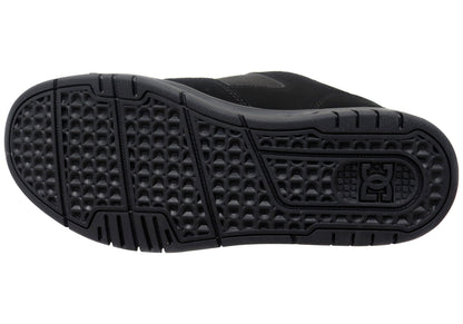 DC Shoes Mens DC Coiler Comfortable Leather Shoes Black Black