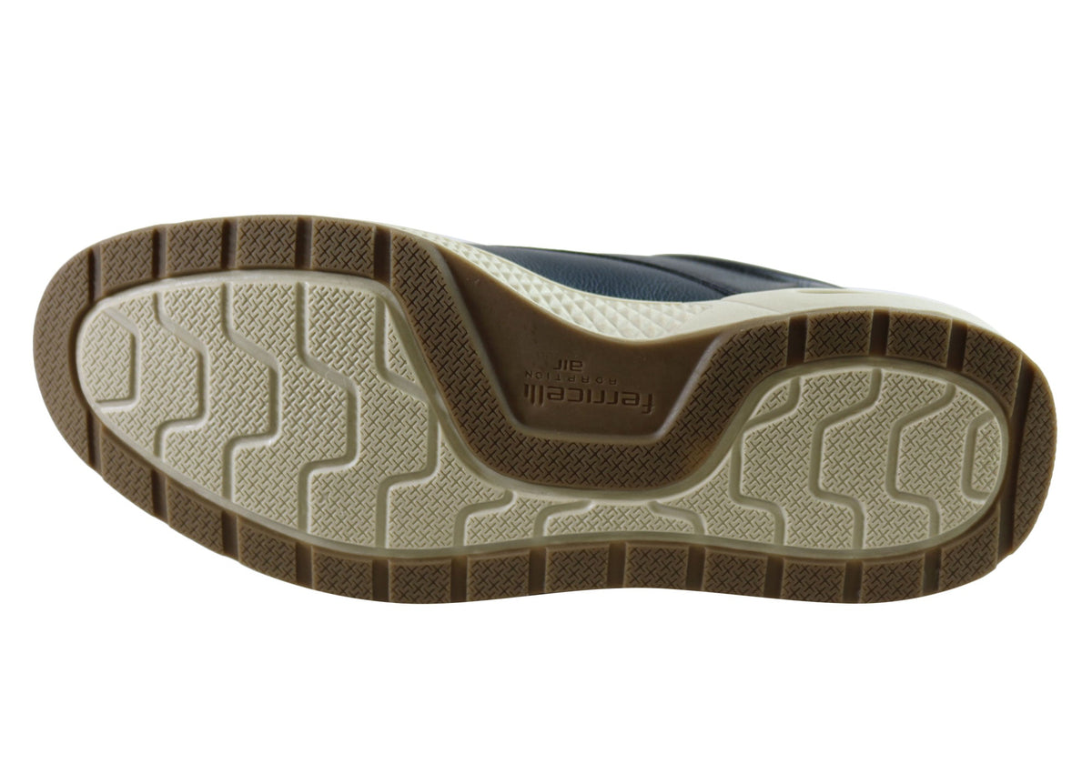 Ferricelli Benny Mens Leather Lace Up Casual Shoes Made In Brazil