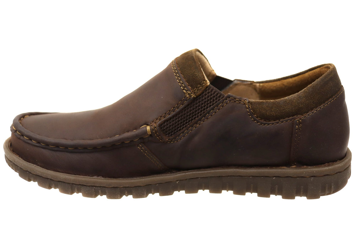 Born Mens Gudmund Leather Comfortable Slip On Shoes