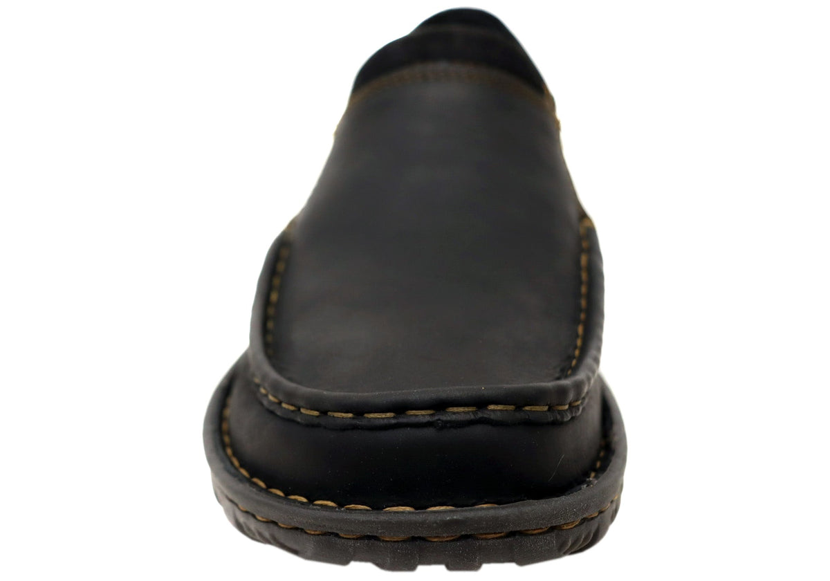 Born Mens Gudmund Leather Comfortable Slip On Shoes