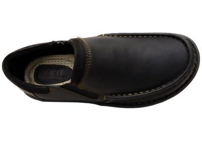 Born Mens Gudmund Leather Comfortable Slip On Shoes