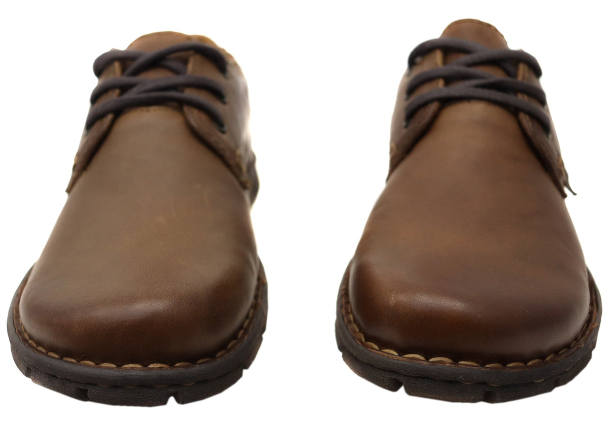 Born Mens Soledad Leather Comfortable Lace Up Shoes