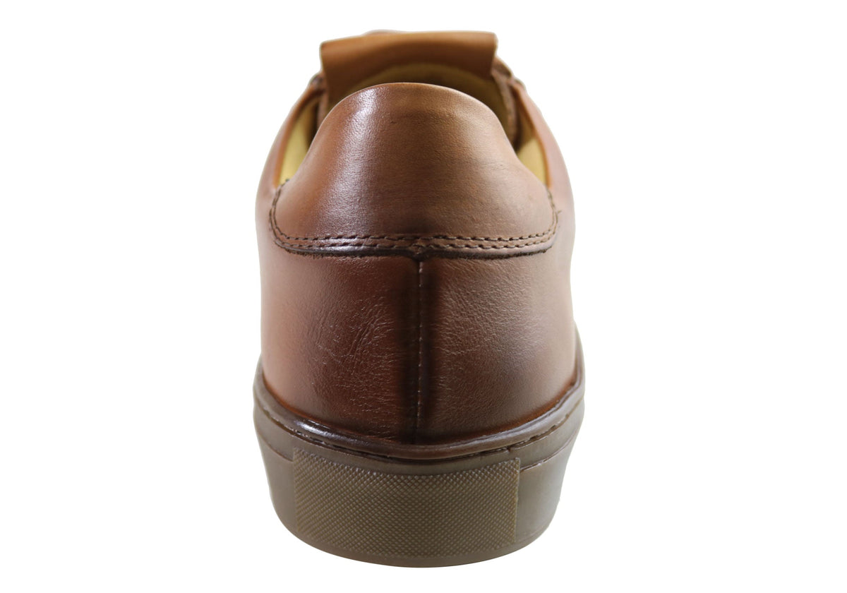 Savelli Gill Mens Comfort Leather Lace Up Casual Shoes Made In Brazil