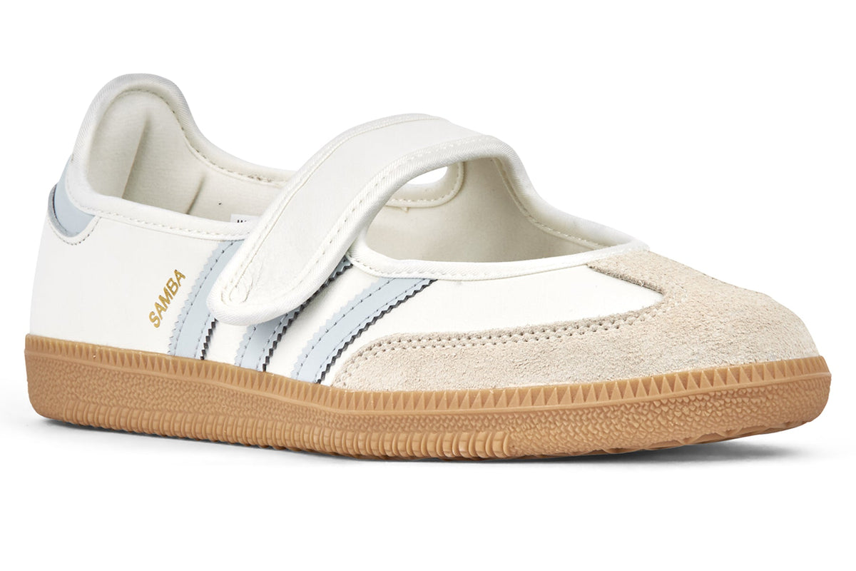 Adidas Samba Jane W - Cloud White/Gum/Halo Blue