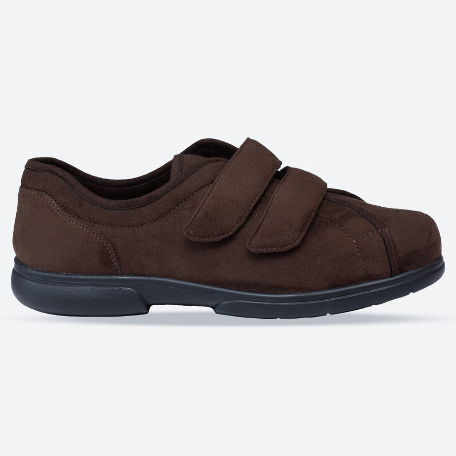 Mens Wide Fit Tredd Well Stanley Velcro Slippers