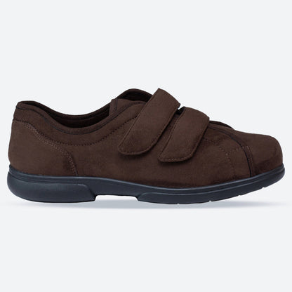 Mens Wide Fit Tredd Well Stanley Velcro Slippers