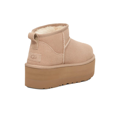 UGG Classic Ultra MIni Platform Boot 'Sand' Women's (2023)