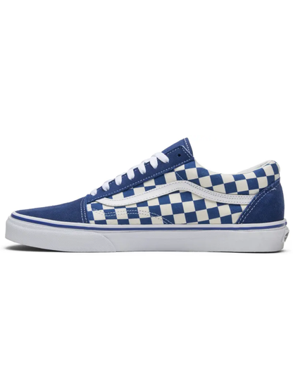 Vans Men's Old Skool Sneakers, Blue Checkerboard, VN0A38G1P0U