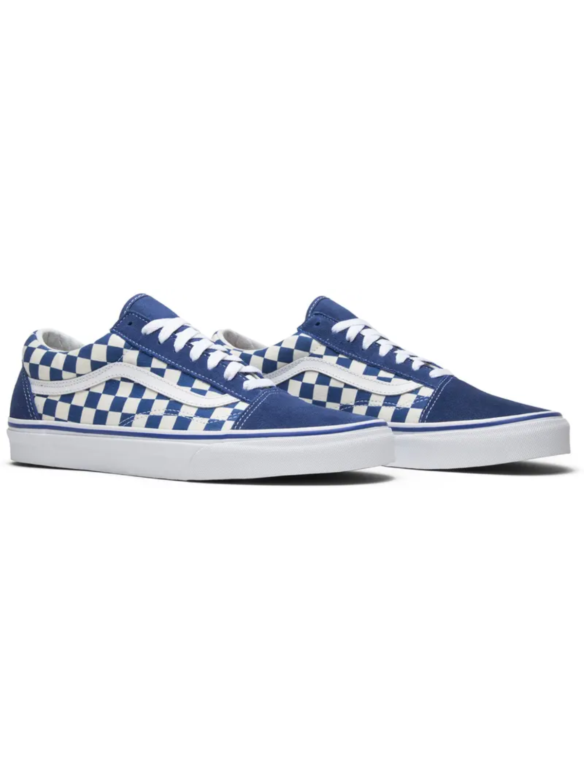 Vans Men's Old Skool Sneakers, Blue Checkerboard, VN0A38G1P0U