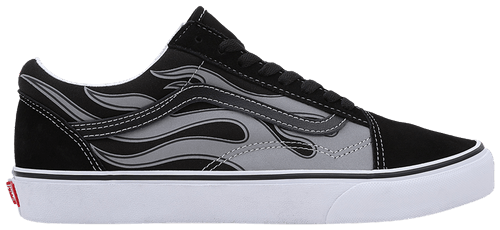 Vans Men's Old Skool Skate Sneakers, Reflective Flame, VN0005UFBMA