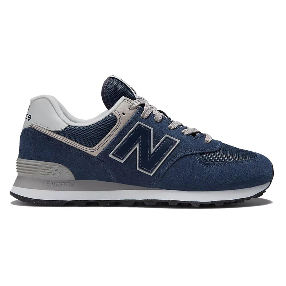 Men's Wide Fit New Balance ML574EVN Walking/Running Trainers - Exclusive - Navy ENCAP