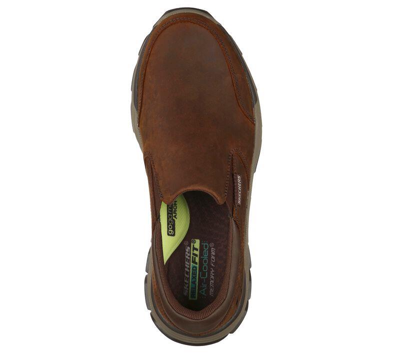 Men's Wide Fit Skechers 204480 Respected Calum Walking Trainers