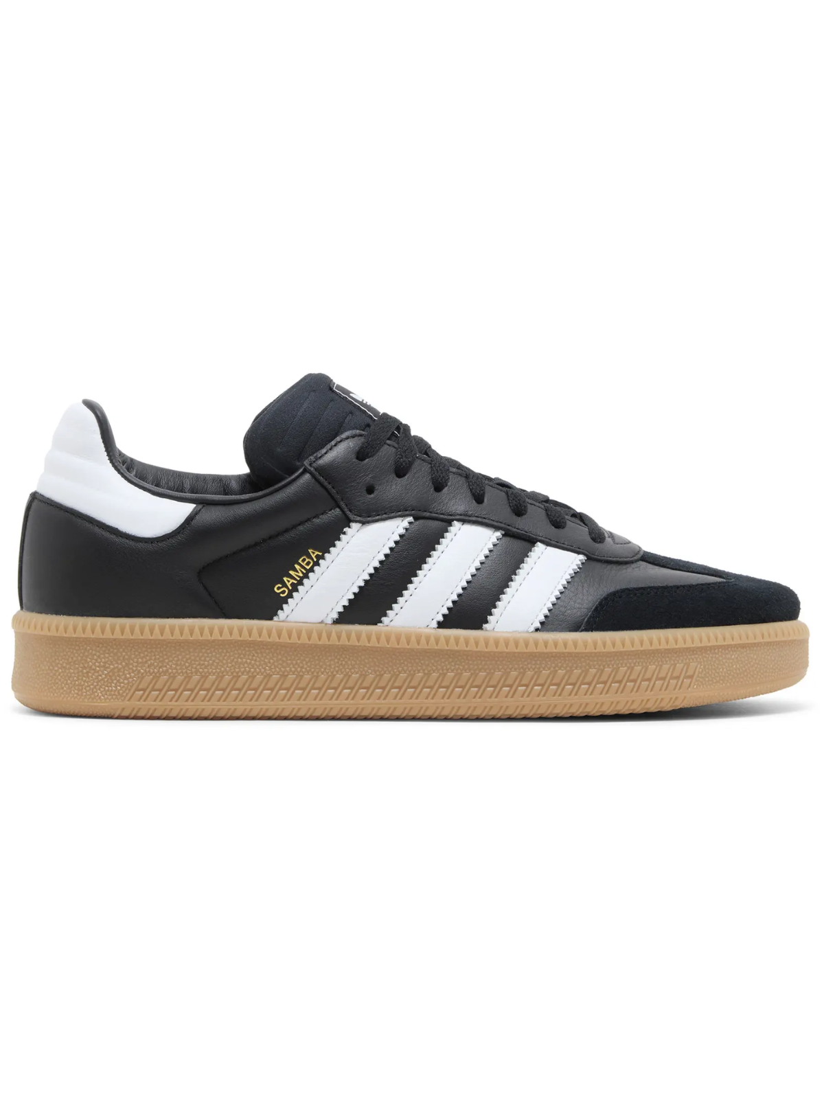Adidas Originals Men's Samba Sneakers, Core Black / Cloud White / Gum, IE1379