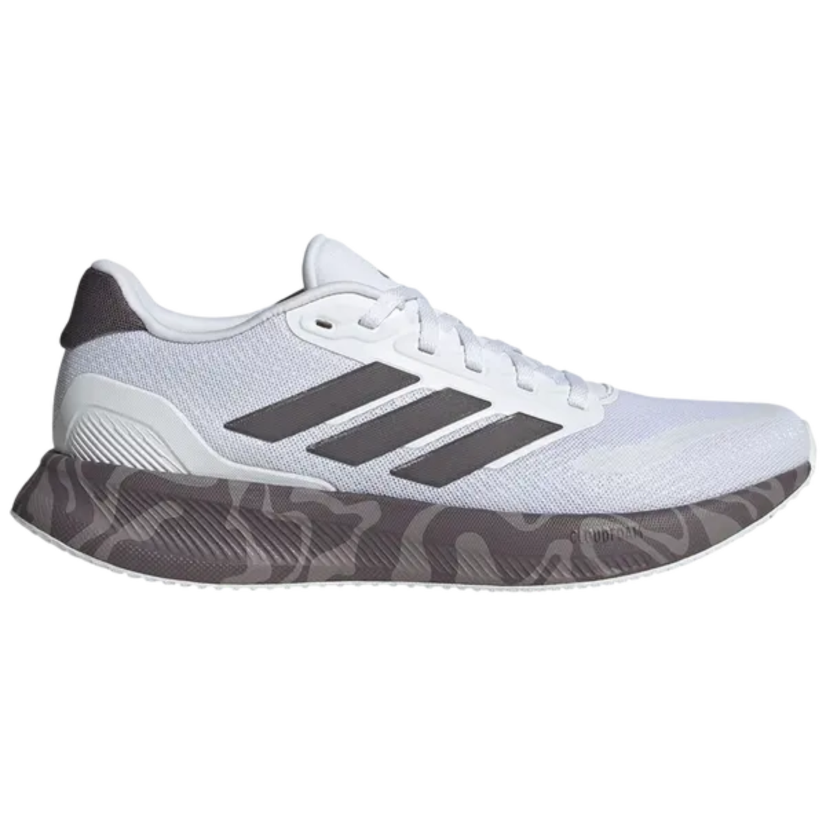 Adidas Women's White Runfalcon 5 'White Grey Strata' Sneakers, JI3972 (No Box)