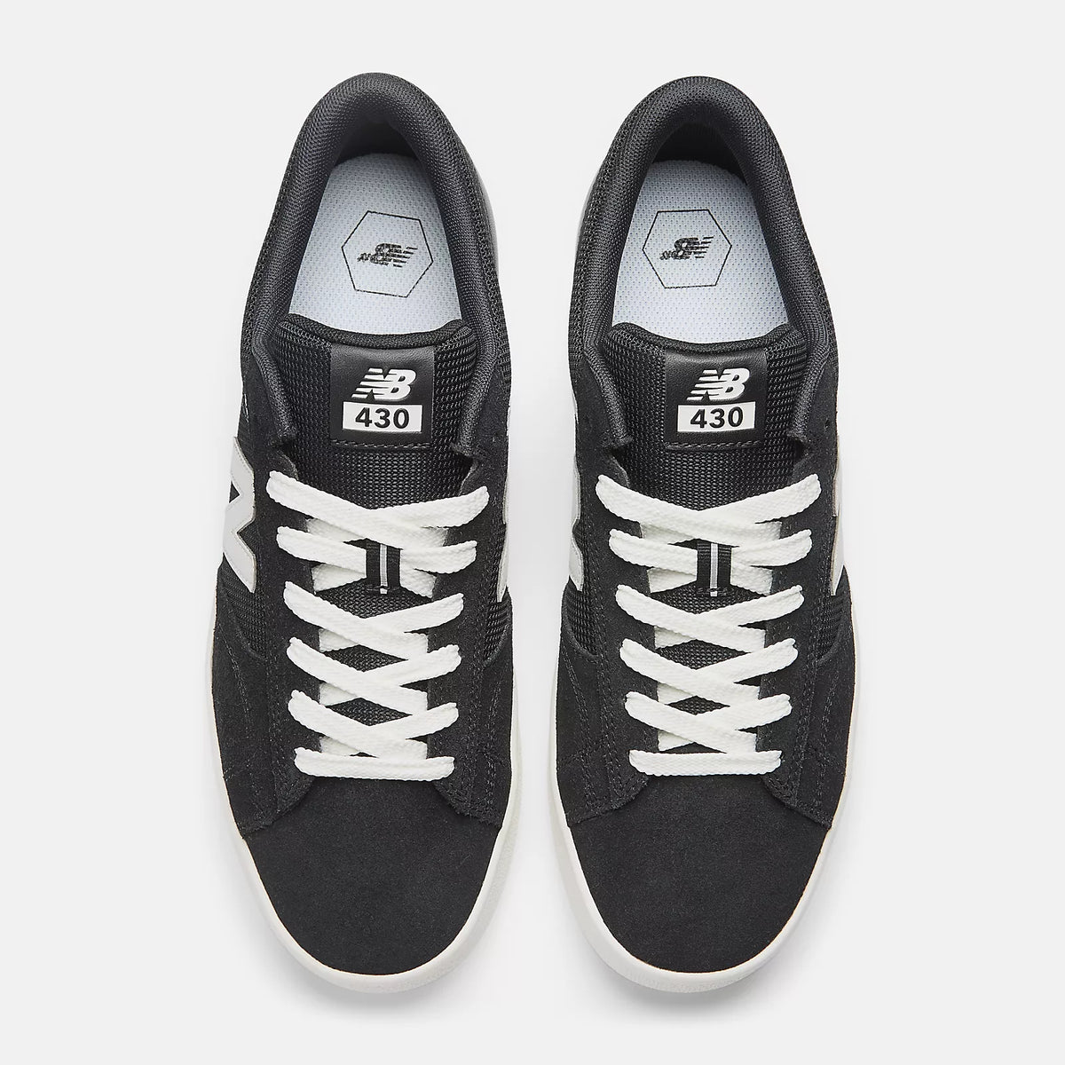 New Balance Numeric 430 Black/White Shoes (NM430BWH)