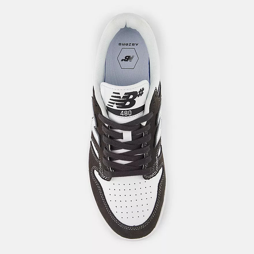 New Balance Numeric 480 WIDE Dark Grey White Shoes