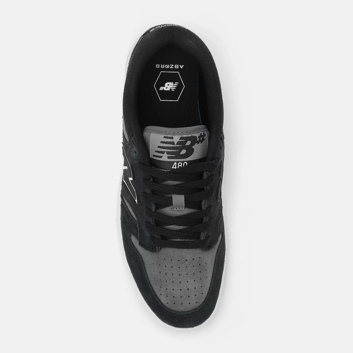 New Balance Numeric 480 Black Grey Shoes
