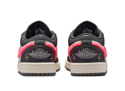 Women's Air Jordan 1 Low in Light Graphite / Hot Punch